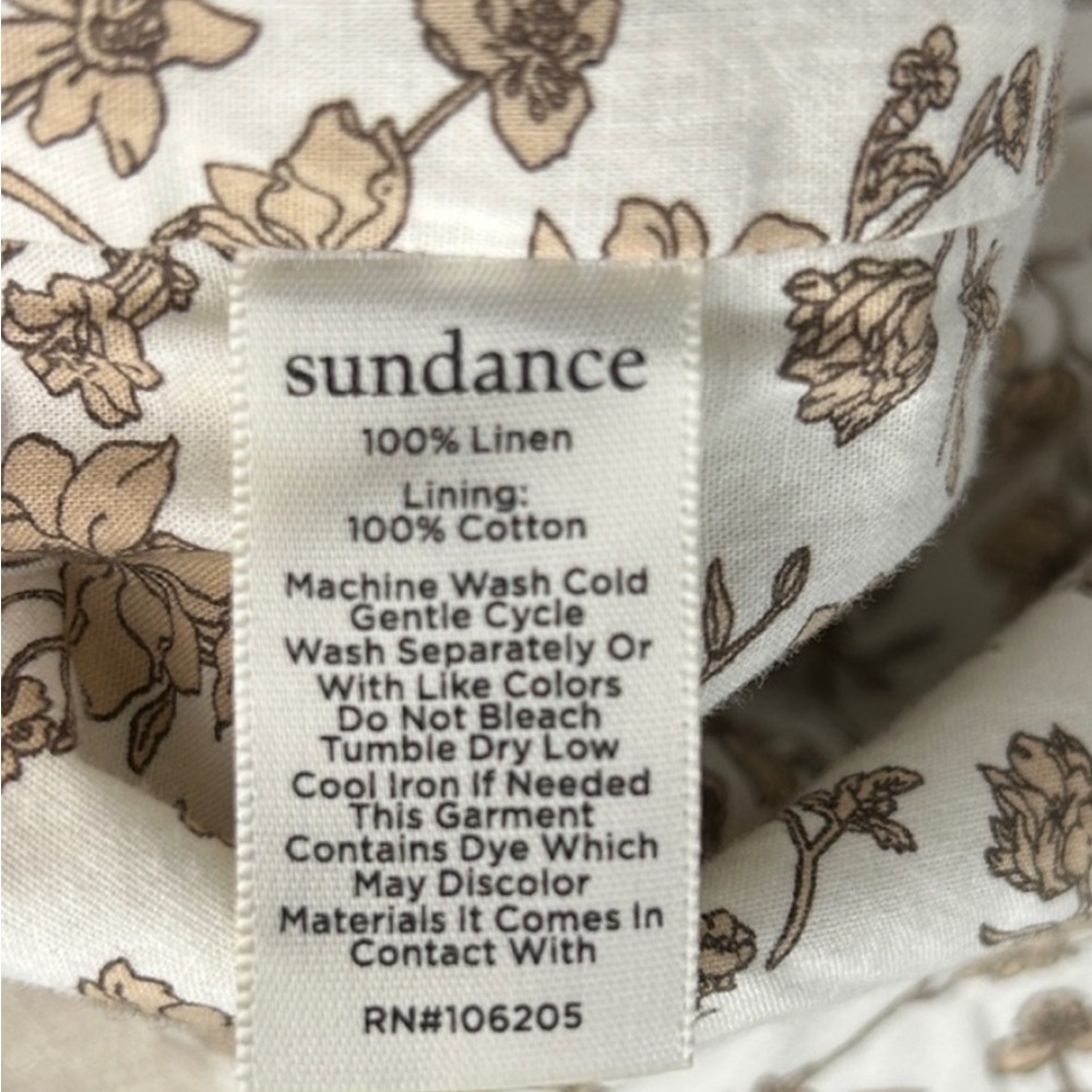 Sundance Light Tan Sophia Blazer linen size S - Picture 8 of 11